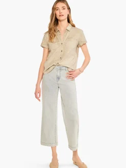 Cheap NIC+ZOE Nzt Short Sleeve Pocket Shirt London Fog