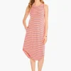 Best Sale NIC+ZOE Nzt Striped Tank Dress Orange Multi