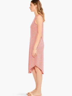 Best Sale NIC+ZOE Nzt Striped Tank Dress Orange Multi