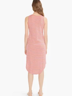 Best Sale NIC+ZOE Nzt Striped Tank Dress Orange Multi