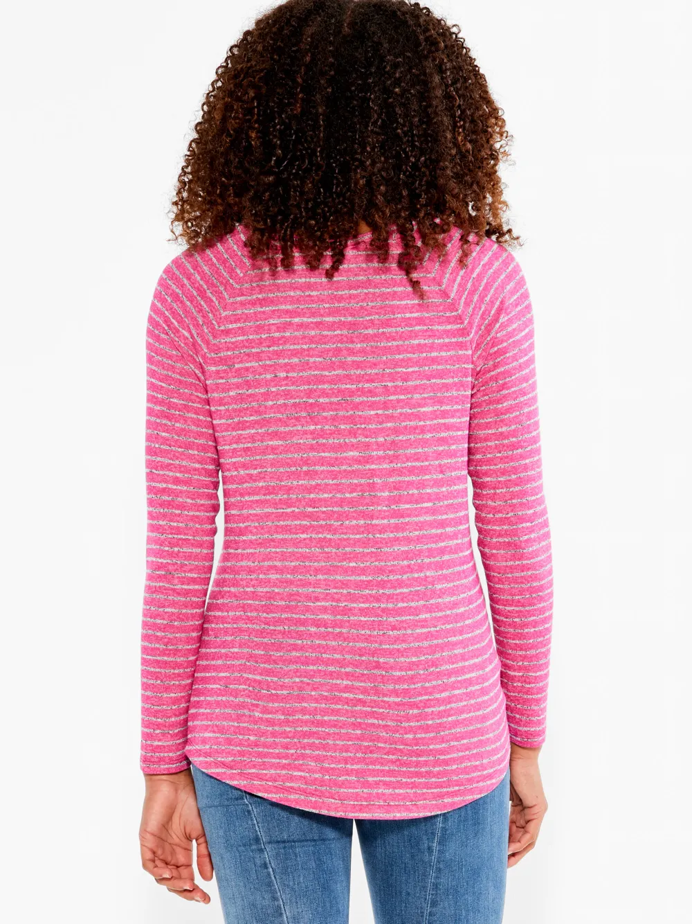 Store NIC+ZOE Nzt Sweet Dreams Long Sleeve Striped Tee Grey Multi