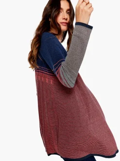 Best NIC+ZOE Ombre Twirl Cardigan Orange Multi