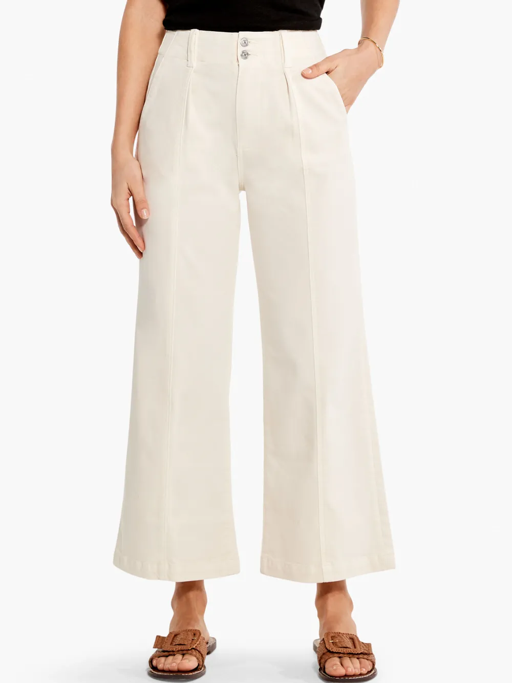 Outlet NIC+ZOE Paige - Brooklyn Crop Sand