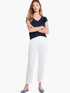 Clearance NIC+ZOE Paige - Jolie Cargo Pant White