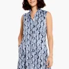 Clearance NIC+ZOE Painted Clouds Zest Dress Blue Multi