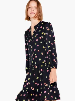 Cheap NIC+ZOE Party Pears Dress Black Multi