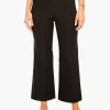 Best NIC+ZOE Polished Wonderstretch Wide-Leg Crop Pant Black Onyx