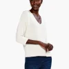 Best Sale NIC+ZOE Relaxed Shaker Knit Sweater Canvas