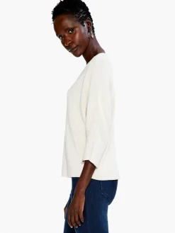 Best Sale NIC+ZOE Relaxed Shaker Knit Sweater Canvas