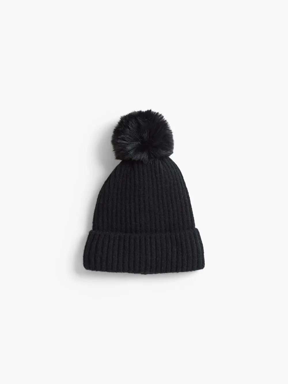Best NIC+ZOE Rib Lined Pom Hat Black