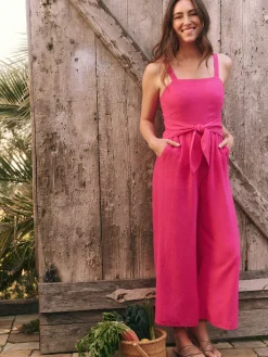 Fashion NIC+ZOE Rumba Park Jumpsuit Shocking Pink