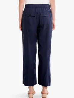 Clearance NIC+ZOE Rumba Park Wide-Leg Crop Pant Dark Indigo