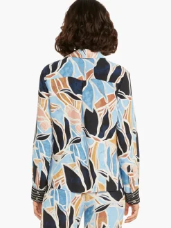 Sale NIC+ZOE Sapphire Shades Shirt Blue Multi