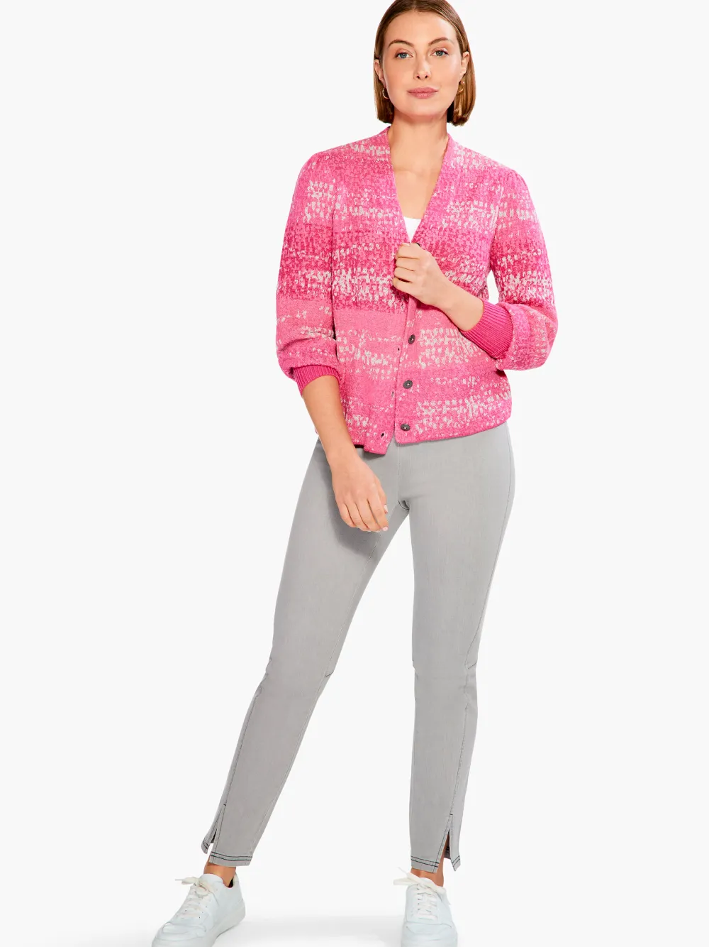 Fashion NIC+ZOE Seams All Day Slim Jean Mercury