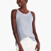 Hot NIC+ZOE Sequin Tank Blue Glacier