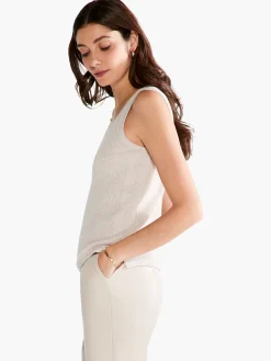 Flash Sale NIC+ZOE Shaker Knit Tank Canvas