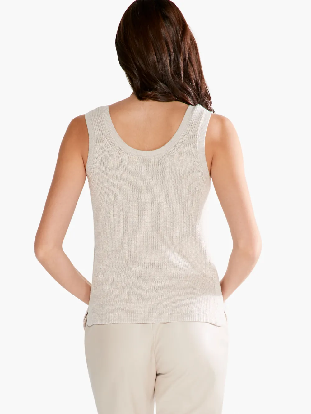 Best NIC+ZOE Shaker Knit Tank Canvas