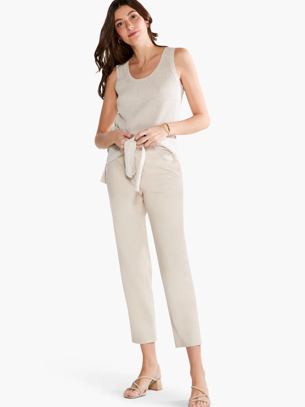 Best NIC+ZOE Shaker Knit Tank Canvas