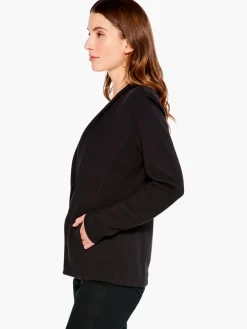 Best NIC+ZOE Sleek Knit Jacket Black Onyx