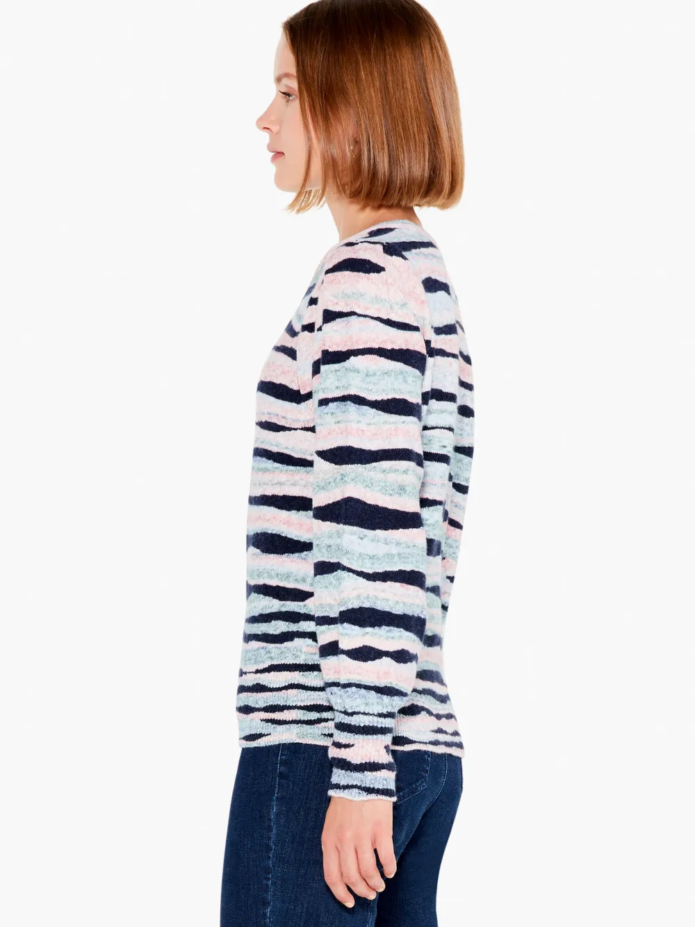 Flash Sale NIC+ZOE Snowed In Sweater Blue Multi