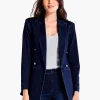 Outlet NIC+ZOE Soft As Butter Denim Blazer Twilight