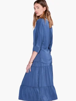 Store NIC+ZOE Soft Drape Town Shirt Deep Ocean