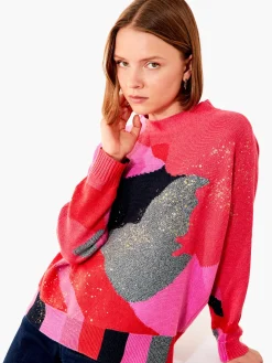 Best Sale NIC+ZOE Soft Sparkles Sweater Grey Multi