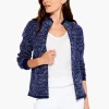 New NIC+ZOE Starry Sky Jacket Indigo Multi