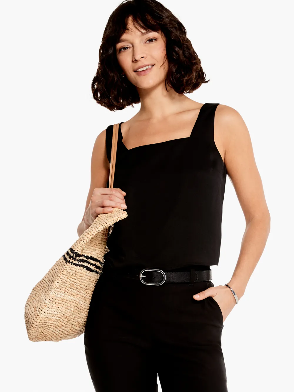Discount NIC+ZOE Statement Set Tank Black Onyx