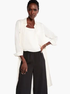 Sale NIC+ZOE Statement Shirt Cream
