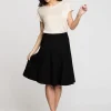 Best NIC+ZOE Summer Fling Flirt Skirt Black Onyx