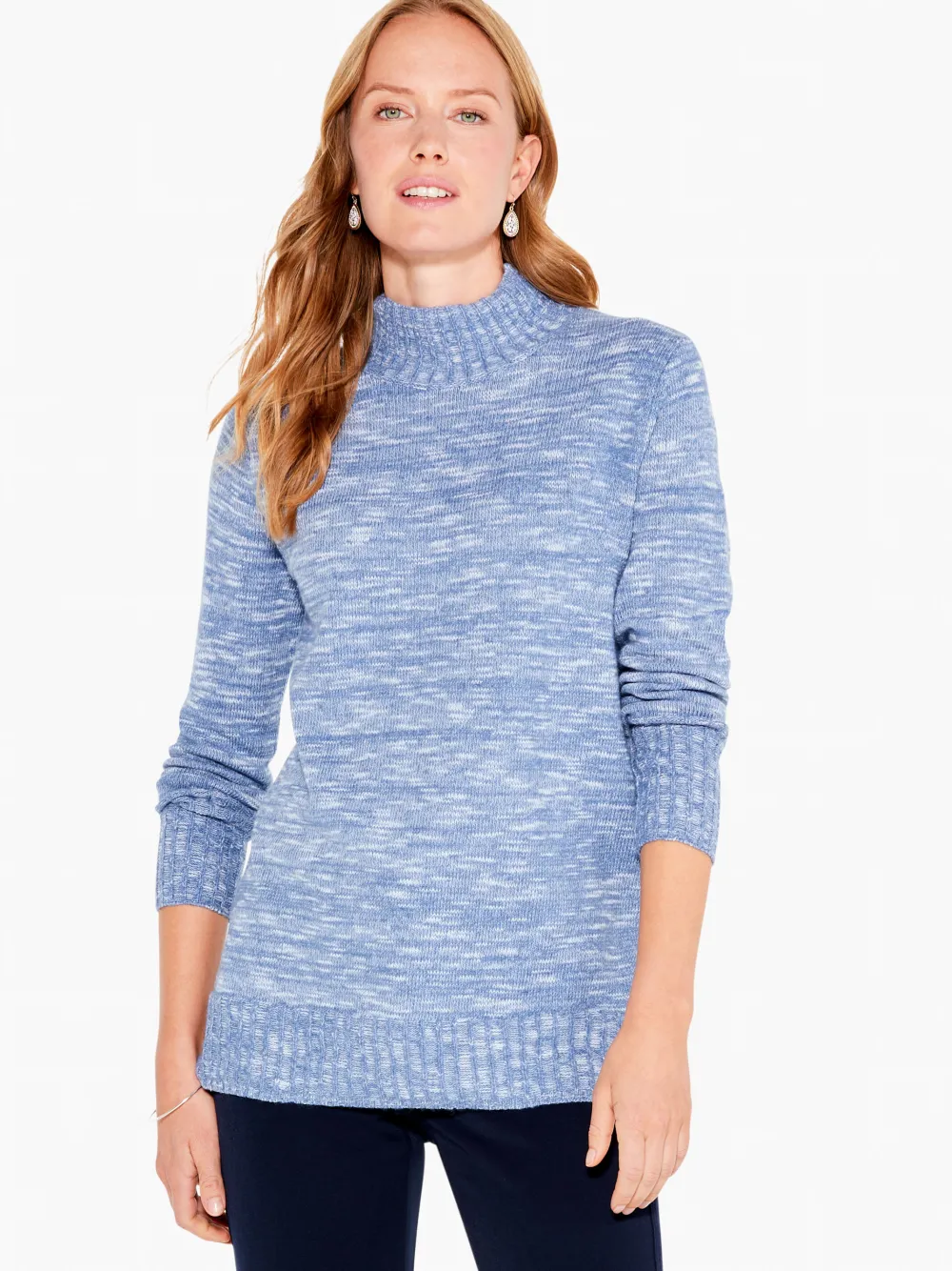 Best NIC+ZOE Sun Turn Sweater Blue Mix