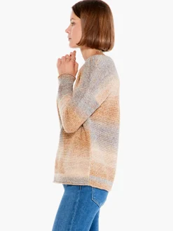 Fashion NIC+ZOE Sunset Mix Sweater Neutral Mix