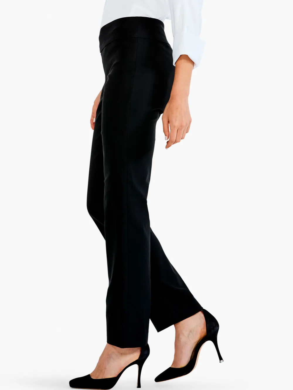 Discount NIC+ZOE Tall Wonderstretch Straight Pant Black Onyx