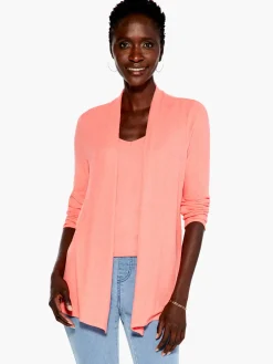 Discount NIC+ZOE Tradewinds Cardigan Bellini
