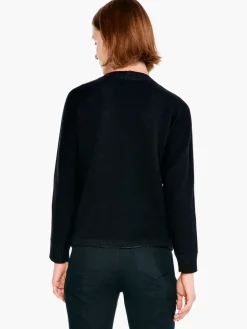 Clearance NIC+ZOE Twinkle Cardigan Black Onyx