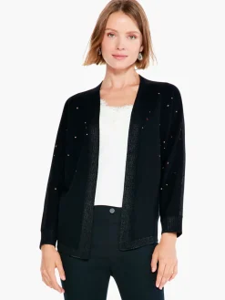 Sale NIC+ZOE Twinkle Cardigan Black Onyx