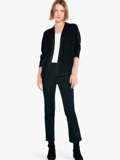 Clearance NIC+ZOE Twinkle Cardigan Black Onyx