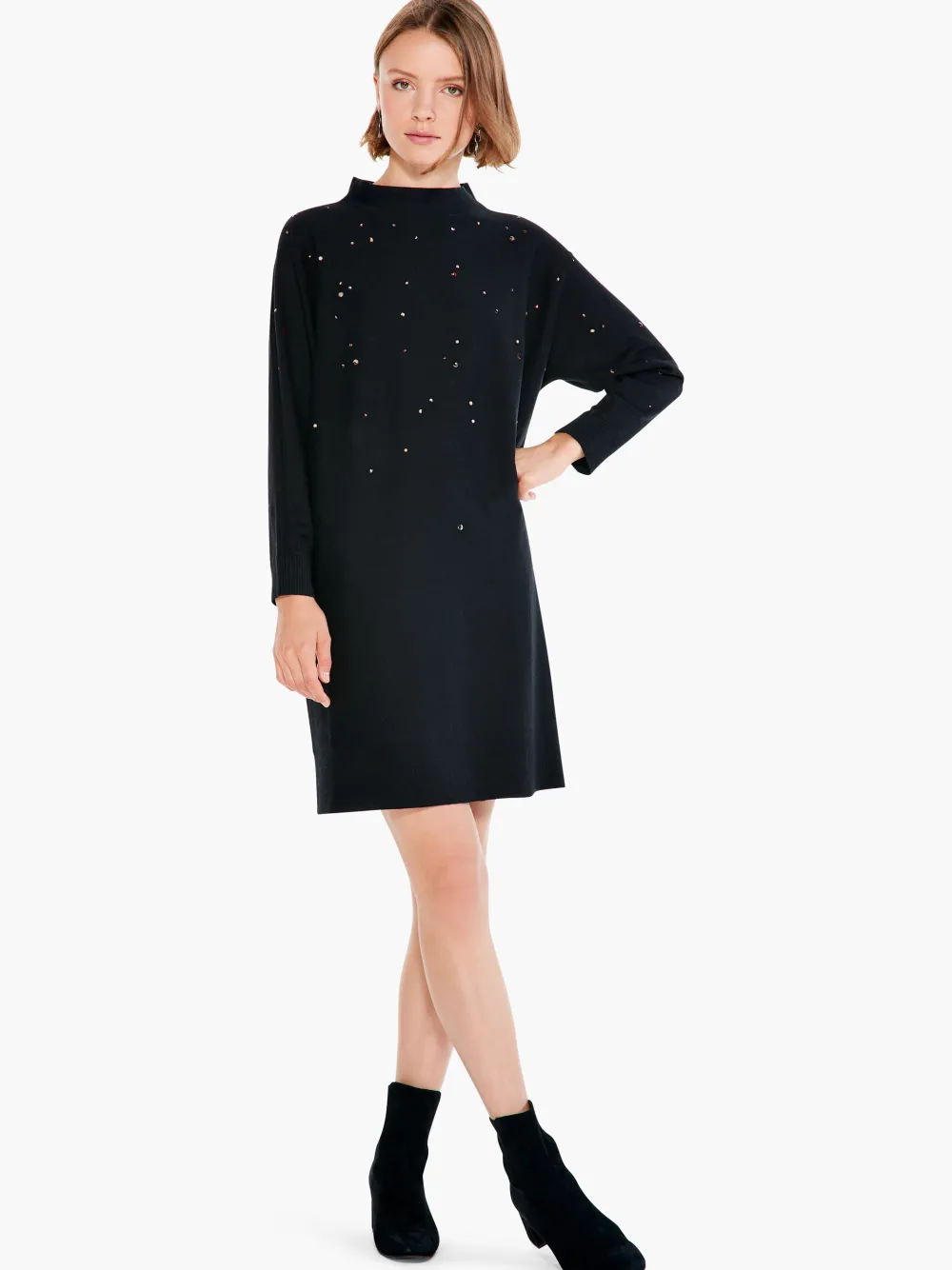 Best Sale NIC+ZOE Twinkle Vital Dress Black Onyx