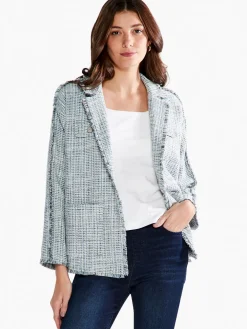 Best NIC+ZOE Vapor Blues Jacket Blue Multi