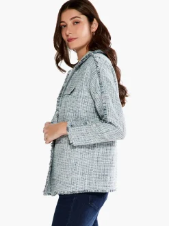 Best NIC+ZOE Vapor Blues Jacket Blue Multi