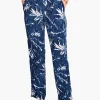 Shop NIC+ZOE Vintage Botanical Relaxed Trouser Blue Multi
