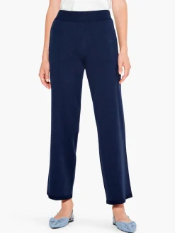 Outlet NIC+ZOE Vital Knit Wide-Leg Pant Dark Indigo