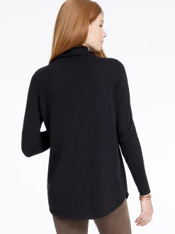 Fashion NIC+ZOE Vital Turtleneck Sweater Black Onyx