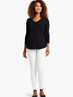 Flash Sale NIC+ZOE Vital V Neck Sweater Black Onyx