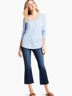 Flash Sale NIC+ZOE Vital V Neck Sweater Rose