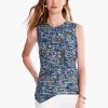 Cheap NIC+ZOE Water Drops Tank Blue Multi