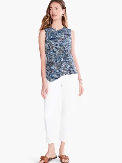 Cheap NIC+ZOE Water Drops Tank Blue Multi