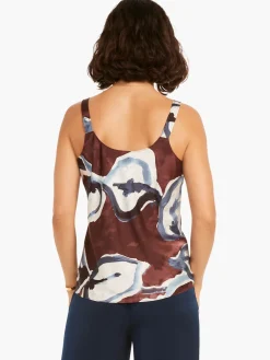 Sale NIC+ZOE Watercolor Vines Tank Brown Multi