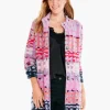 Cheap NIC+ZOE Winter Heat Coat Pink Multi